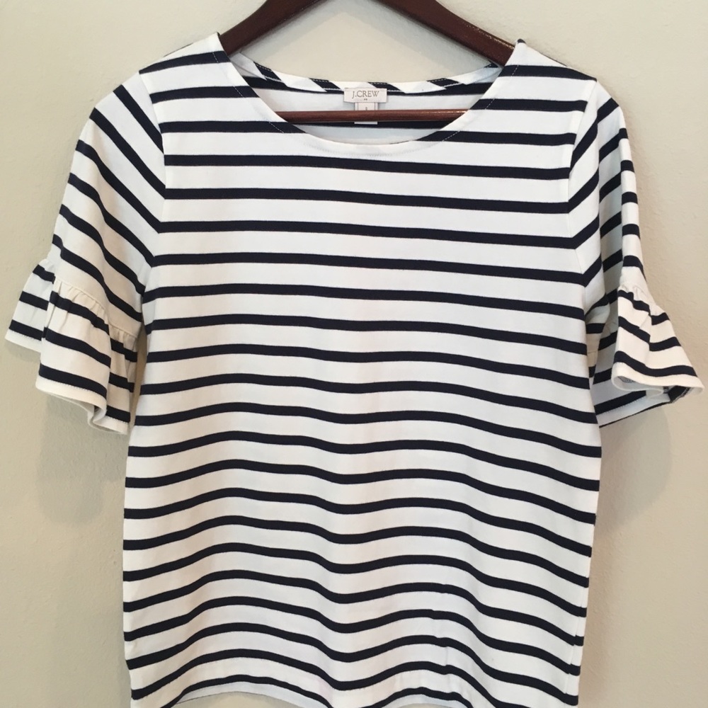 JCREW stripes blouse